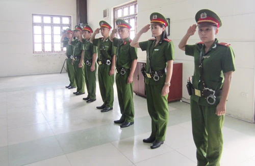 Cảnh sát khu vực Nam Từ Liêm tranh tài