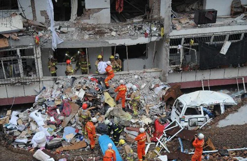 Nổ chung cư ở Trung Quốc, 7 người chết