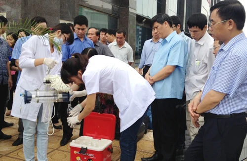 Bể nước chung cư tồn dư chỉ tiêu lý, hóa có hại