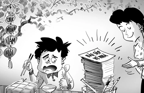 Không mải vui sau Tết