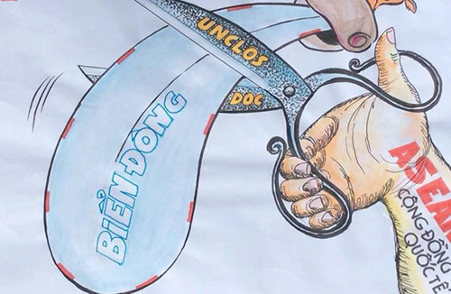 Cười... vào “đường lưỡi bò” của Trung Quốc