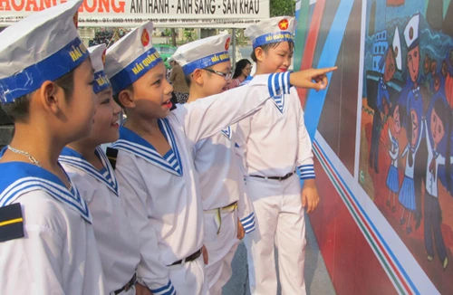 Cháu sẽ biến đảo xa thành một nơi thật đẹp