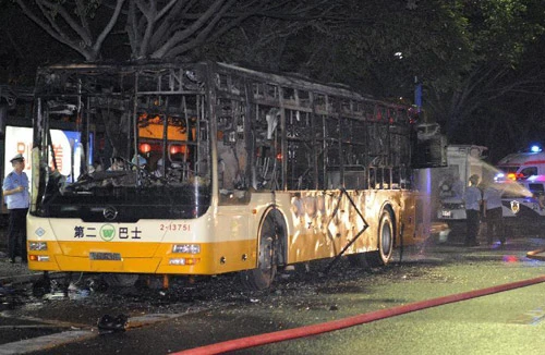 Trung Quốc bắt giữ nghi phạm vụ nổ xe buýt