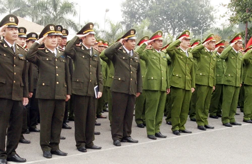 Tăng cường huấn luyện điều lệnh nội vụ