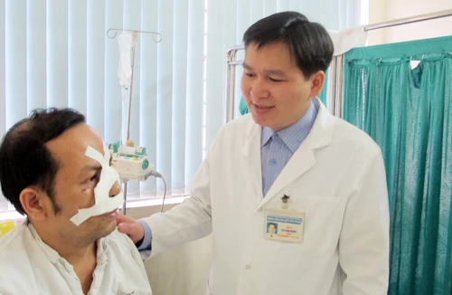 Nối thành công phần mũi bị đứt rời hoàn toàn