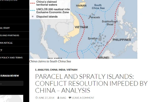 Trung Quốc chưa bao giờ nỗ lực giải quyết vấn đề Biển Đông