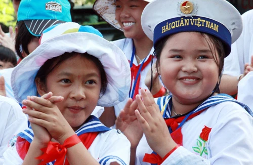 Thương các chú lính biển nhiều lắm!