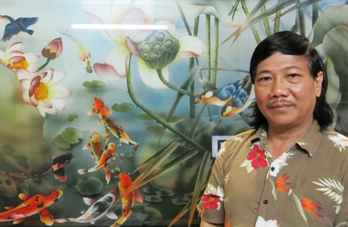 Vẽ tranh trên kính