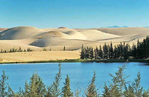 Bàu Cát - hồ trên sa mạc 