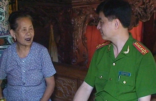 Thăm hỏi, tặng quà thân nhân liệt sỹ