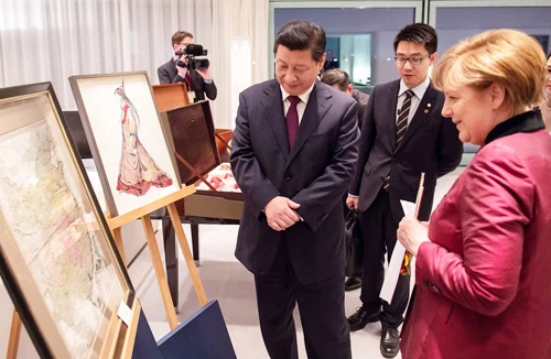 Đức tặng Trung Quốc bản đồ không có Hoàng Sa - Trường Sa 