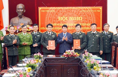 CATP Hà Nội - Học viện ANND: Gắn kết lý luận và thực tiễn 
