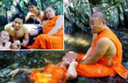 Thái Lan chấn động vì loạt ảnh phóng túng của các nhà sư