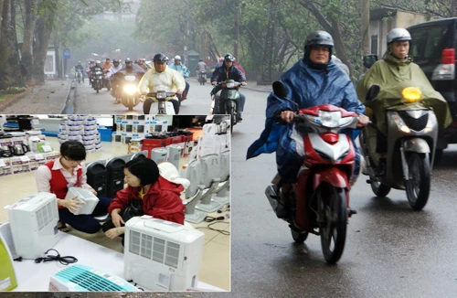 Trời nồm, máy hút ẩm đắt hàng