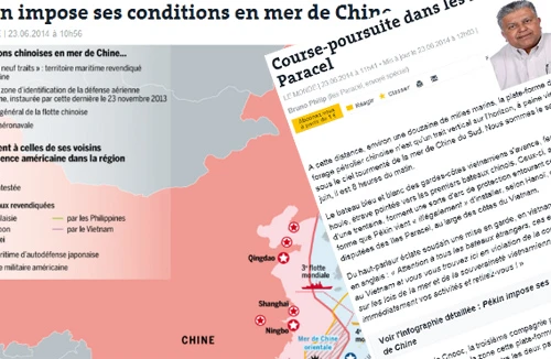 Trung Quốc đang chơi trò cưỡng ép và răn đe trên Biển Đông