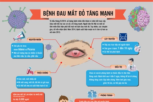 Làm gì khi ở gần người đau mắt đỏ?