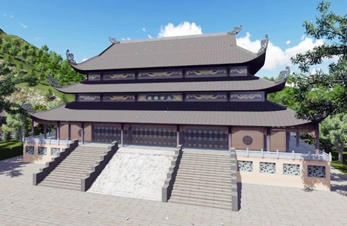 Tái hiện chùa Bái Đính bằng không gian 3 chiều