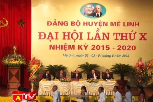 Đại hội Đảng bộ huyện Mê Linh lần thứ 10
