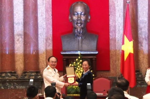 Phó Chủ tịch nước Nguyễn Thị Doan gặp mặt 80 điển hình tiên tiến xuất sắc tiêu biểu Bộ Công an
