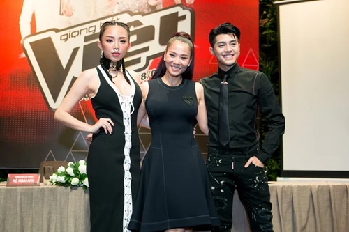 Noo Phước Thịnh, Thu Minh, Tóc Tiên ra mắt vai trò huấn luyện viên "Giọng hát Việt 2017"