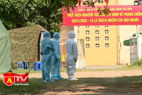 Lực lượng Công an đảm bảo ANTT tại khu cách ly tập trung