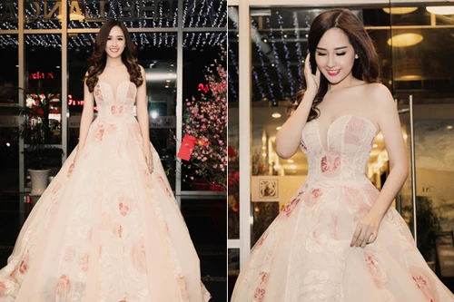 Hoa hậu Mai Phương Thuý "hút mắt" bằng vẻ ngoài lộng lẫy như công chúa