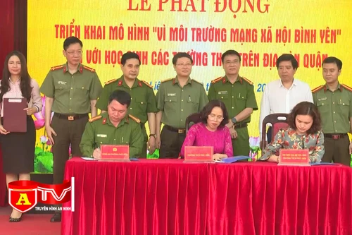 Triển khai mô hình điểm “Vì môi trường mạng xã hội bình yên”