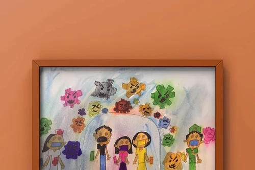 Triển lãm tranh thiếu nhi online "Bé vẽ Hà Nội" của nhóm Ký họa đô thị Hà Nội