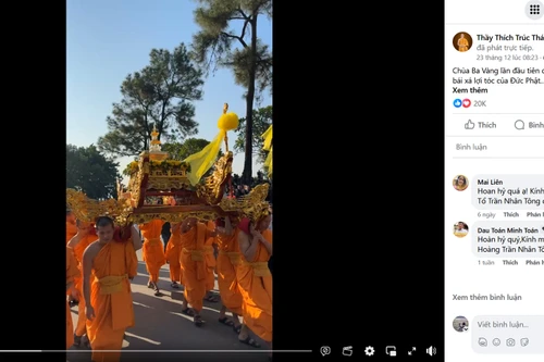 Yêu cầu gỡ bỏ các giới thiệu về xá lợi tóc Đức Phật ở chùa Ba Vàng