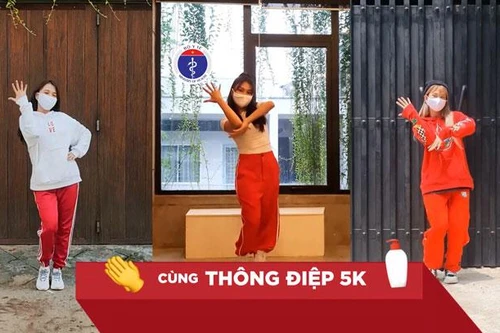 "Vũ điệu 5K" tạo "hot trend" với gần 3 triệu lượt tương tác