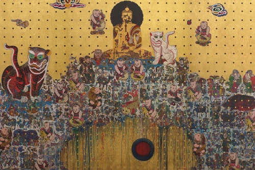 Họa sĩ Bùi Thanh Tâm làm mới tranh dân gian theo cách rất riêng