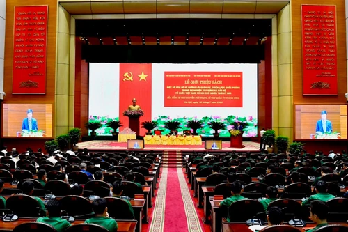 Ra mắt sách về đường lối quân sự, chiến lược quốc phòng của Tổng bí thư Nguyễn Phú Trọng