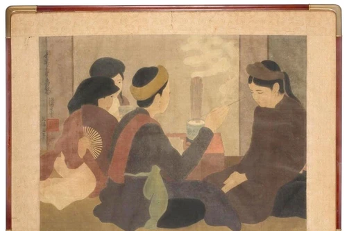 Bức "Thiếu nữ chải đầu" vừa được nhà đấu giá Aguttes (Pháp) bán với giá tương đương 8,5 tỷ đồng