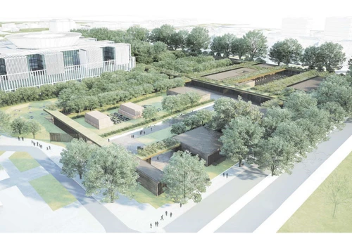 Đề xuất phương án biến khu khảo cổ học 18 Hoàng Diệu thành công viên cao không quá 5m