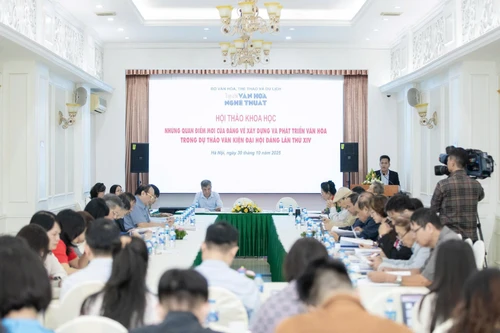 Các nhà nghiên cứu đóng góp xây dựng dự thảo văn kiện Đại hội Đảng lần thứ 14 về xây dựng và phát triển văn hóa