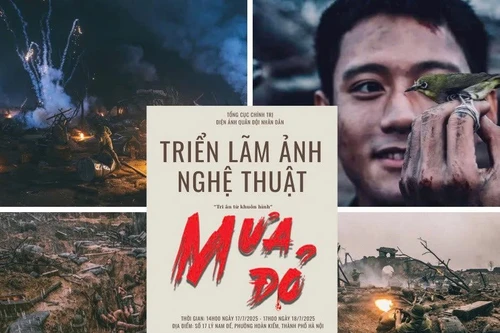 Triển lãm ảnh nghệ thuật "Mưa đỏ" 