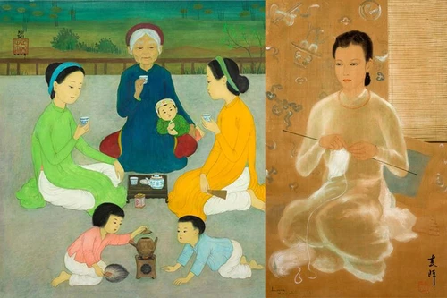 Trong khi dư luận còn bán tín bán nghi, bức "Trà đàm" của Mai Trung Thứ đã được mua với giá gần 15 tỷ