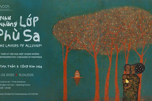 Triển lãm sơn mài tôn vinh tình yêu - "Như những lớp phù sa"