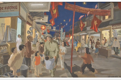 Trưng bày 25 tác phẩm nghệ thuật gợi nhớ "Ký ức Hà Nội" 