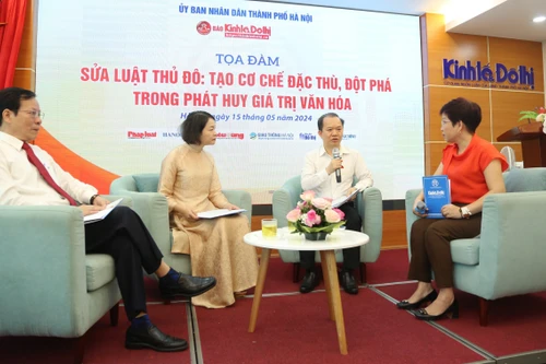 Toạ đàm “Sửa Luật Thủ đô: Tạo cơ chế đặc thù, đột phá trong phát huy giá trị văn hóa”