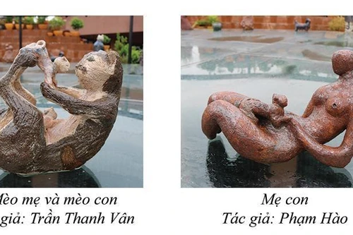 Trưng bày các tác phẩm gốm "Sắc hạ 2022" tại làng nghề Bát Tràng