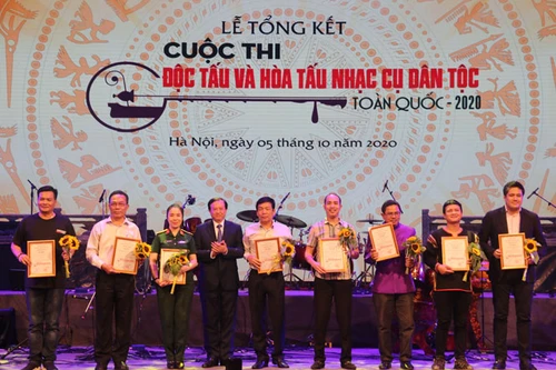  60.000 lượt truy cập cuộc thi Độc tấu và Hòa tấu nhạc cụ dân tộc toàn quốc 2020