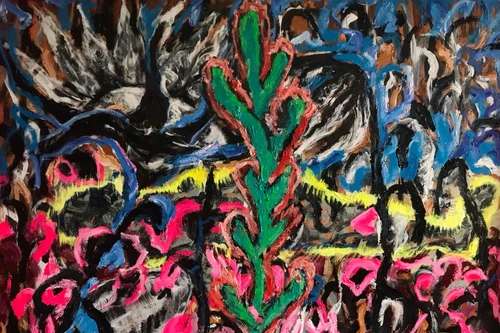 "Đôi mắt hồng" của họa sĩ Quảng Trị