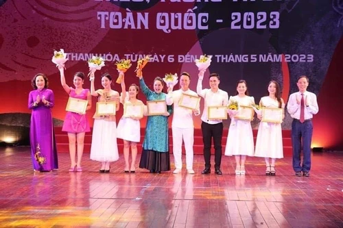 Trao 17 giải Nhất tại cuộc thi Tài năng diễn viên Chèo toàn quốc 2023