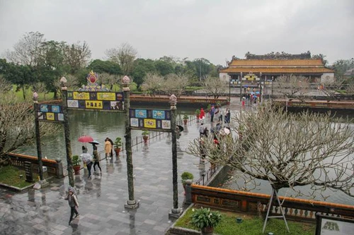 Khai quật khảo cổ điện Thái Hòa thuộc Đại nội Huế