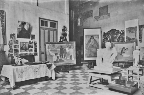 Bức tranh "Chân dung mẹ tôi" của họa sĩ Nguyễn Nam Sơn được "gõ búa" hơn 5 tỷ đồng