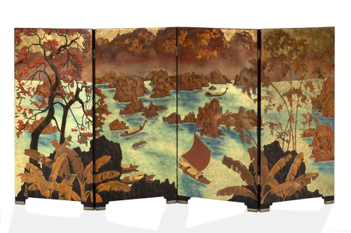 Những đồn đoán về bức "Thác bờ" của Phạm Hậu trước giờ "lên sàn"