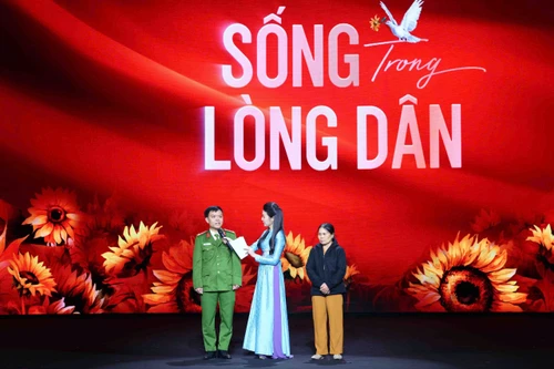 “Sống trong lòng dân”- Chương trình nghệ thuật tôn vinh Công an xã, thị trấn và lực lượng tham gia bảo vệ ANTT ở cơ sở