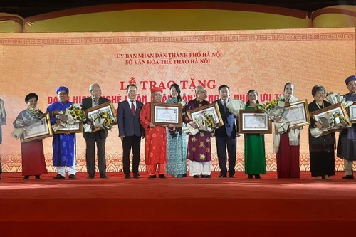 Vinh danh 66 Nghệ nhân nhân dân, Nghệ nhân ưu tú của thành phố Hà Nội