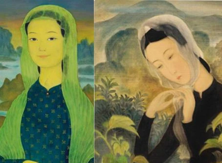 "Thiếu nữ choàng khăn" của Lê Phổ đạt mức triệu đô, "Mona Lisa" của Mai Trung Thứ dừng ở mức vừa phải